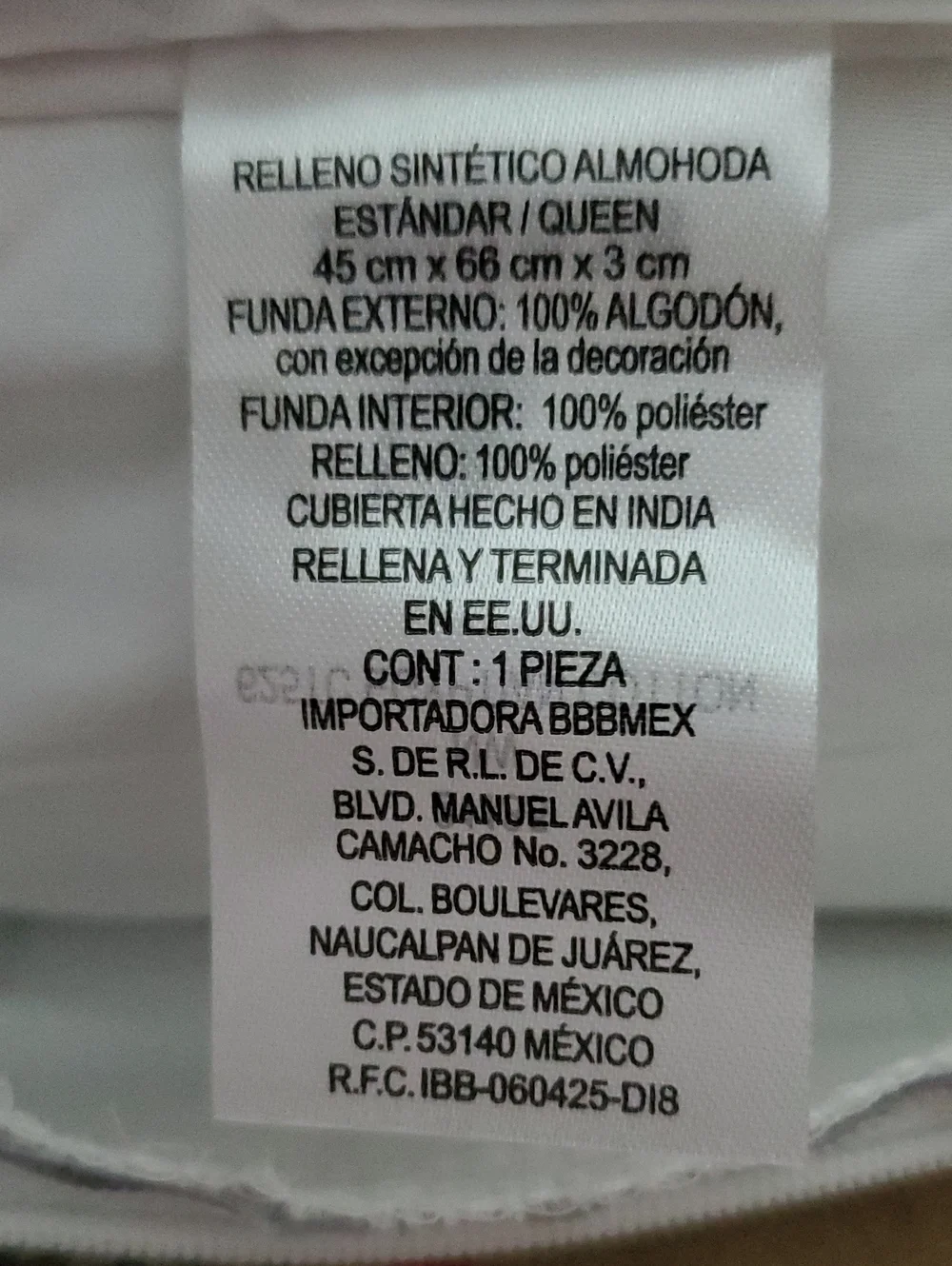 New Nestwell Egyption Cotton Firm Support Standard/Queen 1 Pillow.
